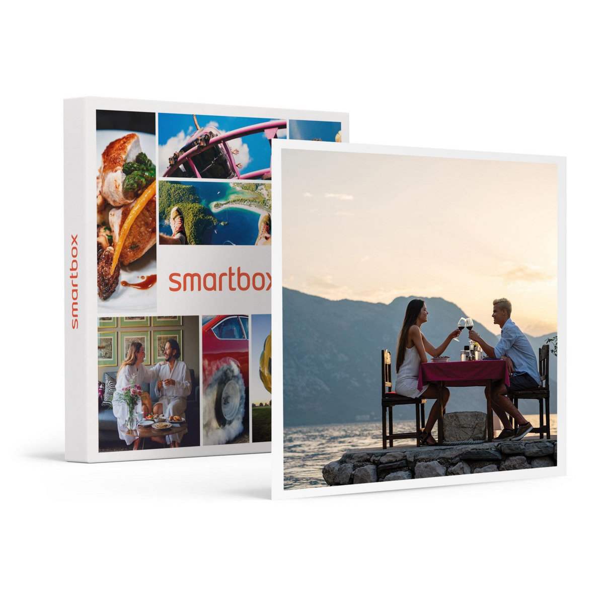Smartbox Coffret cadeau Saint-Valentin : un séjour romantique et gourmand en France - Coffret Cadeau Séjour