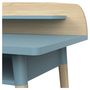 Voir la diapositive 3 : Bureau enfant 1 niche bleu L110 cm LINIA 