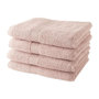 Voir la diapositive 1 : Today TODAY Lot de 4 Serviettes de Bain 100% coton - 50x100 cm - Rose des sables