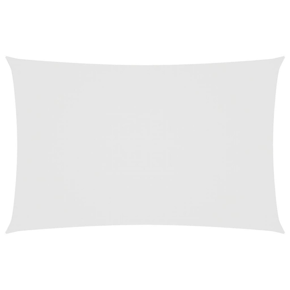 VIDAXL Voile de parasol tissu oxford rectangulaire 5x8 m blanc