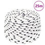 Voir la diapositive 6 : VIDAXL Corde de bateau tresse Blanc 10 mmx25 m Polyester