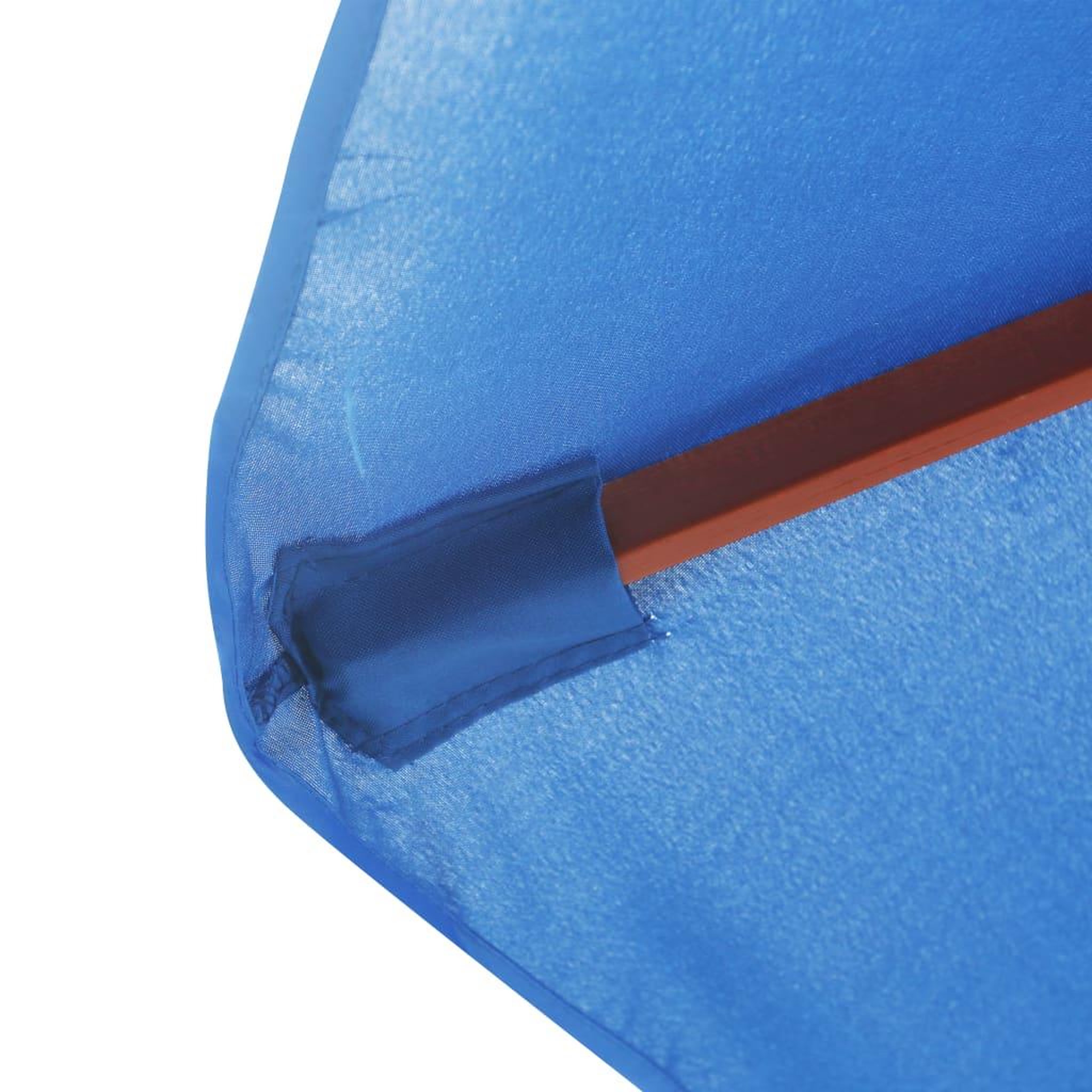 Voir la diapositive 4 : VIDAXL Parasol d'exterieur avec mat en bois 350 cm Bleu