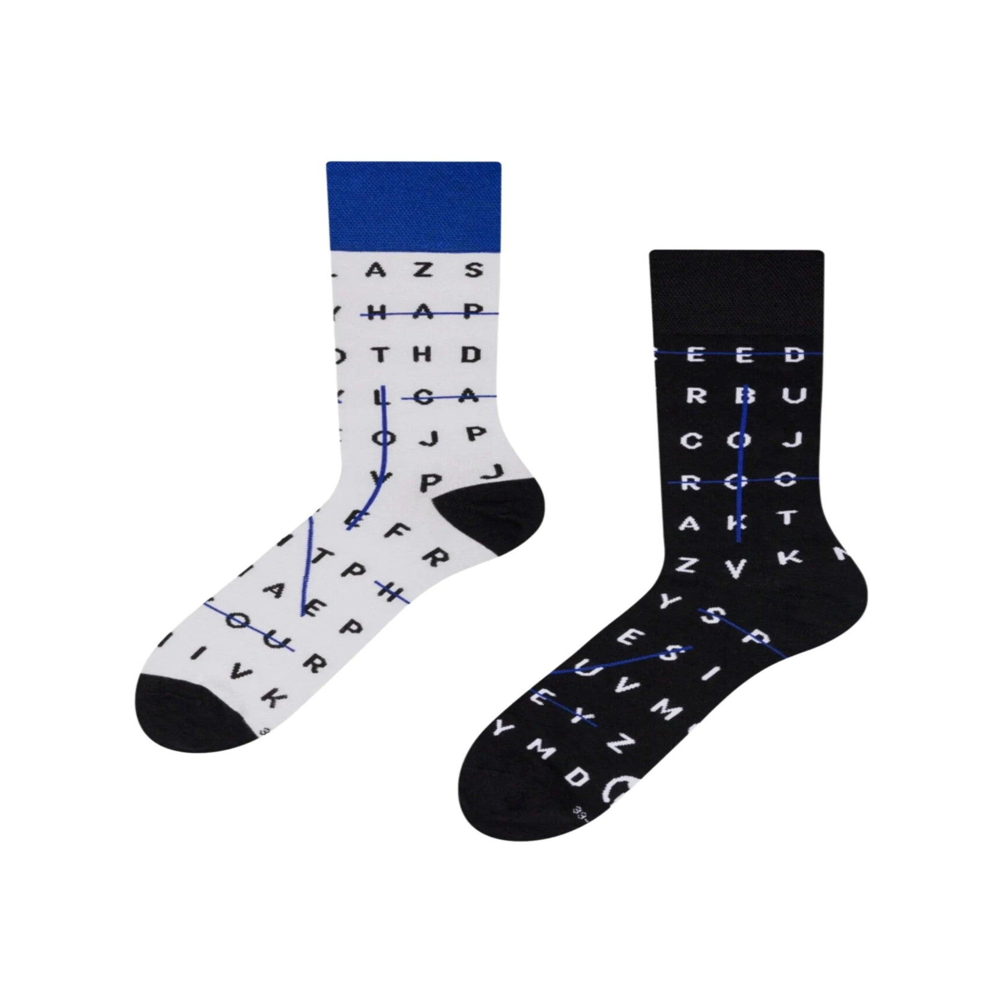 DEDOLES Chaussettes Bambou Mots Croisés