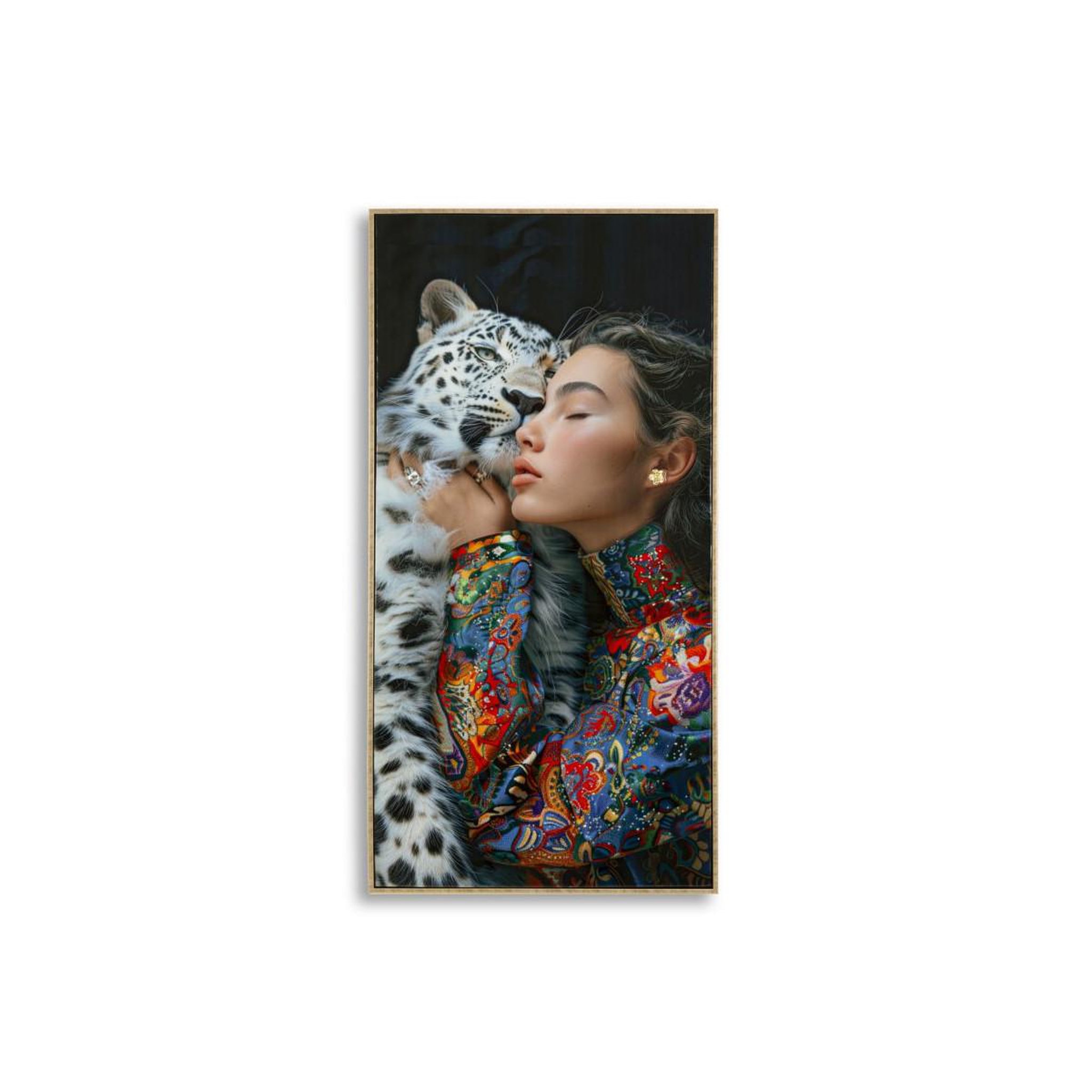 Paris Prix Tableau peinture  moira i  52x102cm multicolore