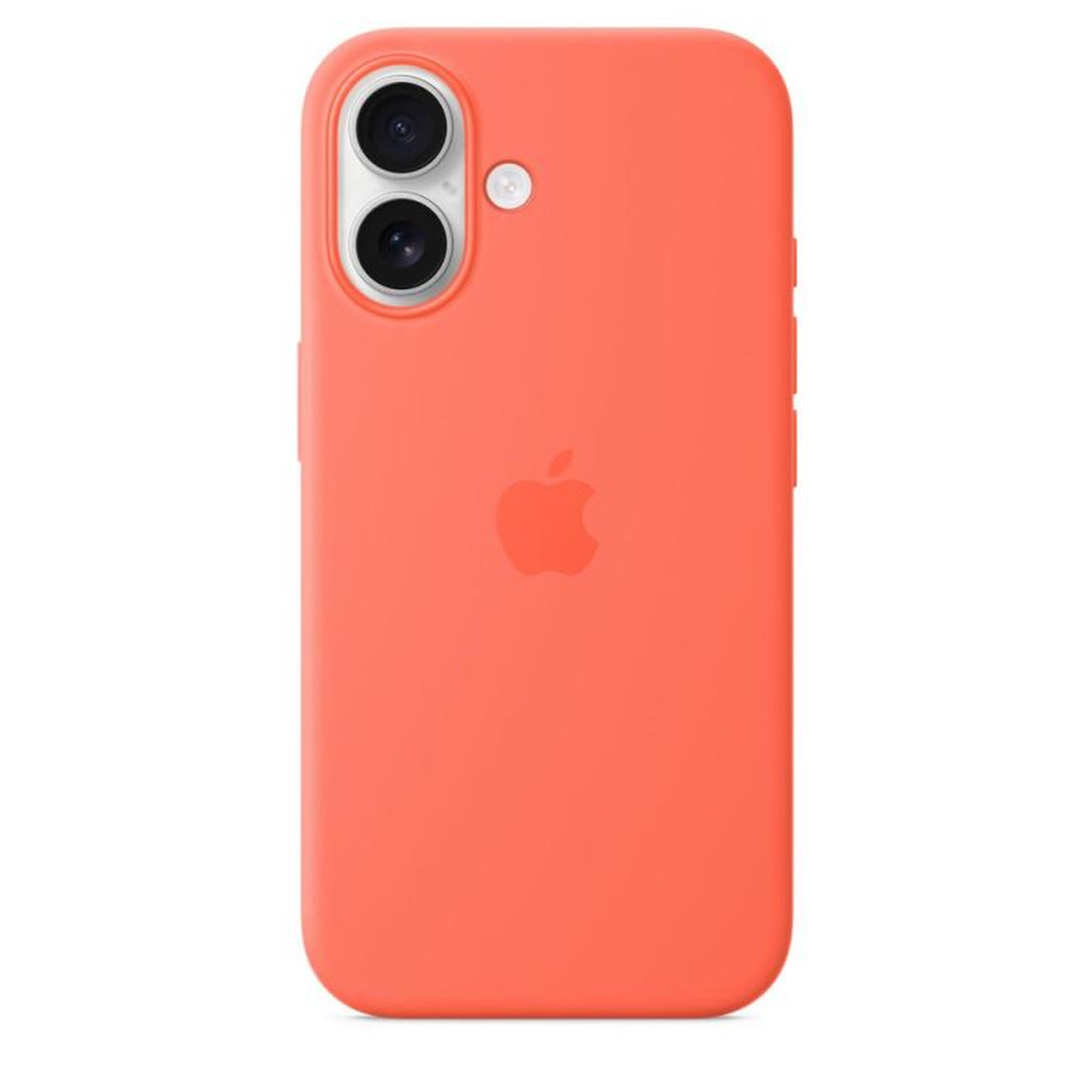 APPLE Coque en silicone compatible MagSafe Tangerine pour iPhone 16