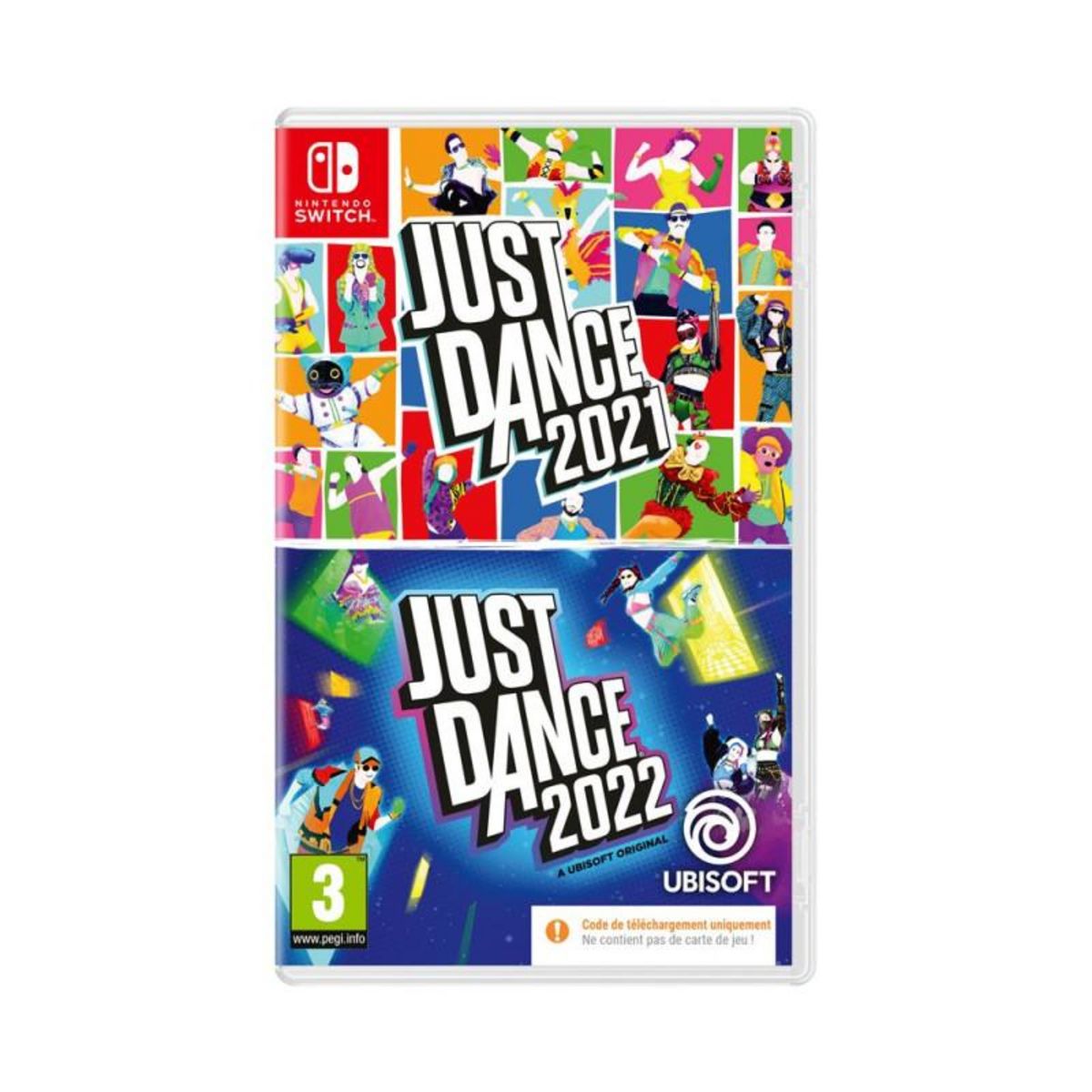 UBISOFT Compilation Just Dance 2021 + Just Dance 2022 Code in a box ...
