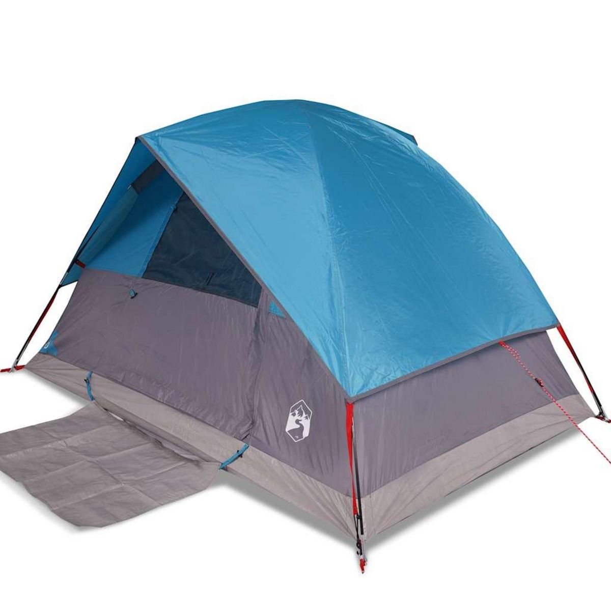 VIDAXL Tente de camping a dome 2 personnes bleu impermeable