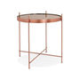 Voir la diapositive 1 : Paris Prix Table d'Appoint Ronde Pliable  Minois  45cm Cuivre