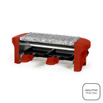 LIVOO Appareil à raclette 2 personnes 350w rouge - DOC156RO