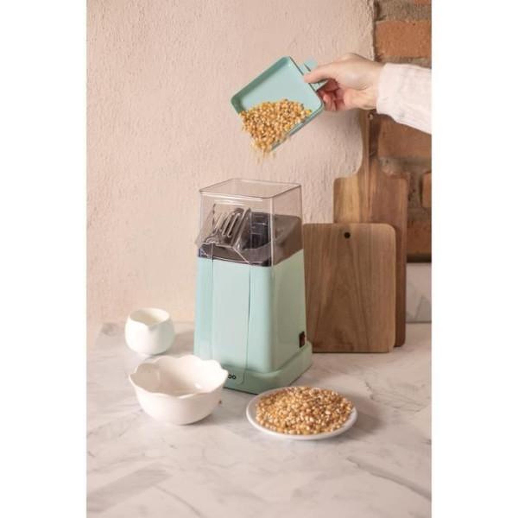 Voir la diapositive 6 : LIVOO Appareil à pop-corn 1200w bleu - DOM497