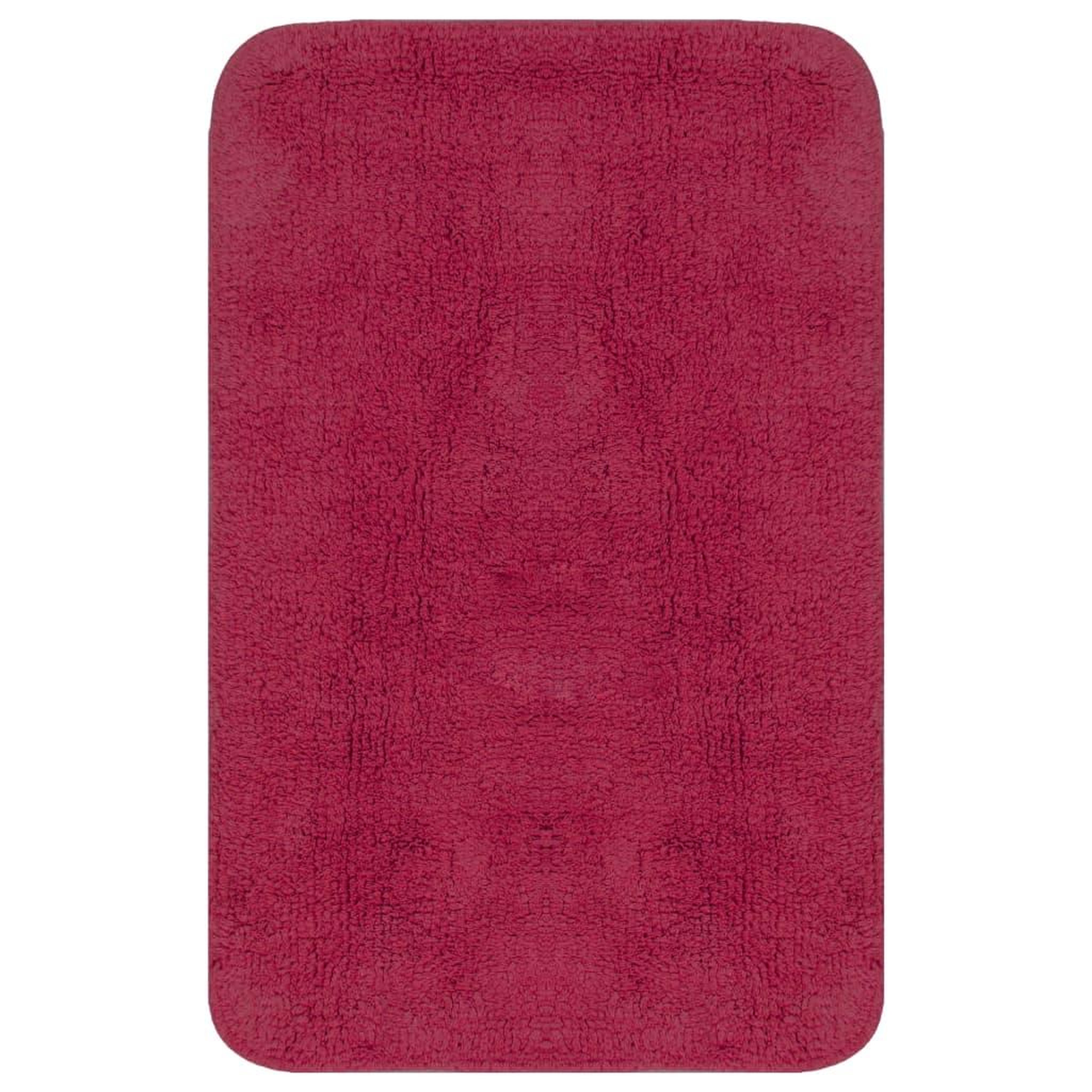 Voir la diapositive 2 : VIDAXL Tapis de salle de bain 2 pcs Tissu Fuchsia