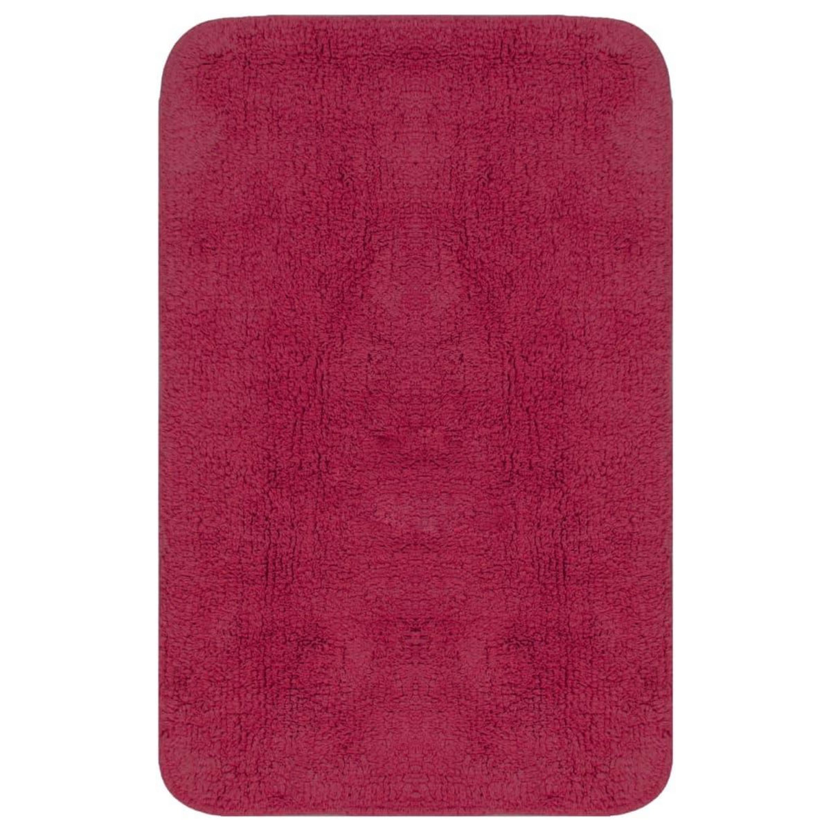 VIDAXL Tapis de salle de bain 2 pcs Tissu Fuchsia