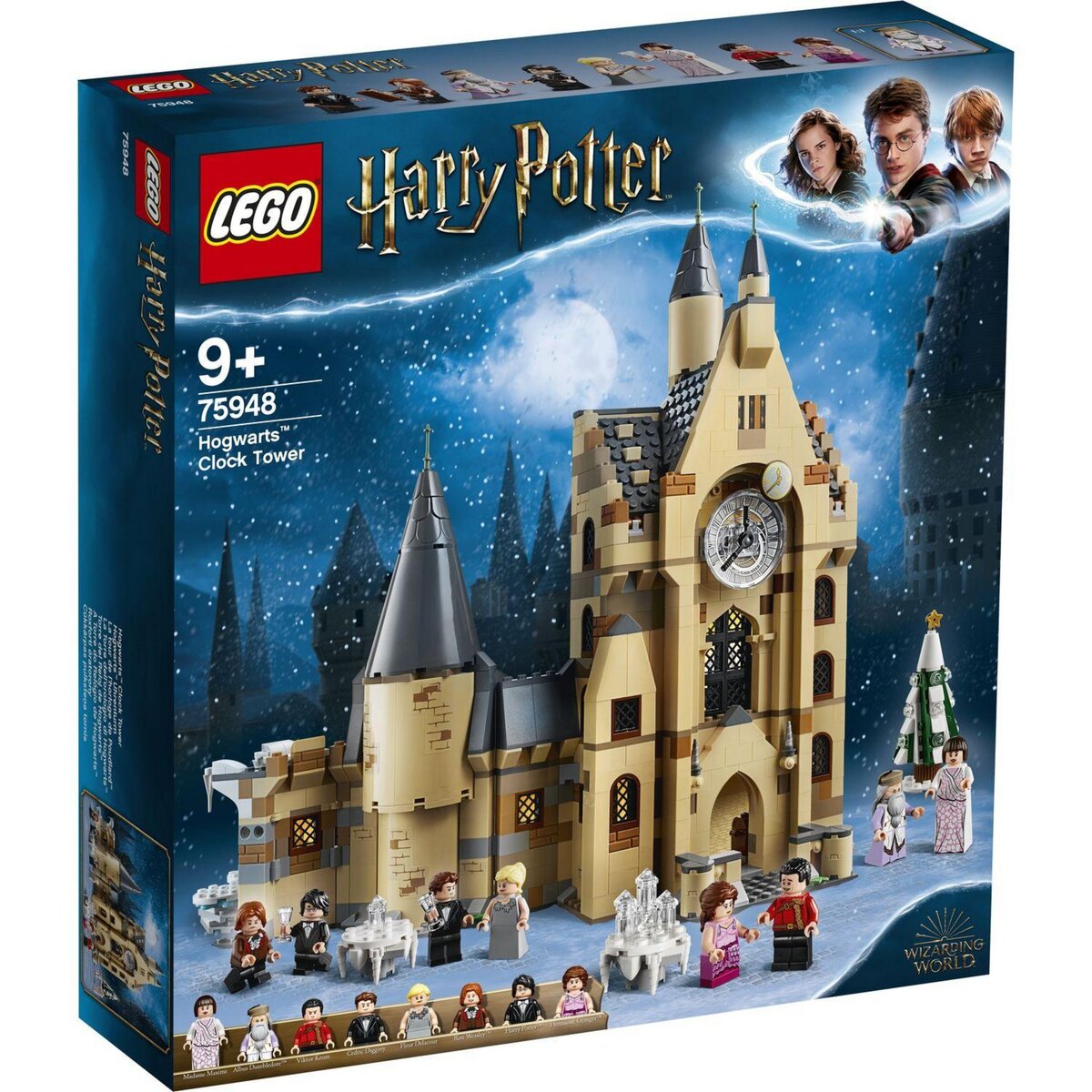LEGO Harry Potter 75948 La Tour de l'Horloge de Poudlard, Jouet de Château Fort, Figurines