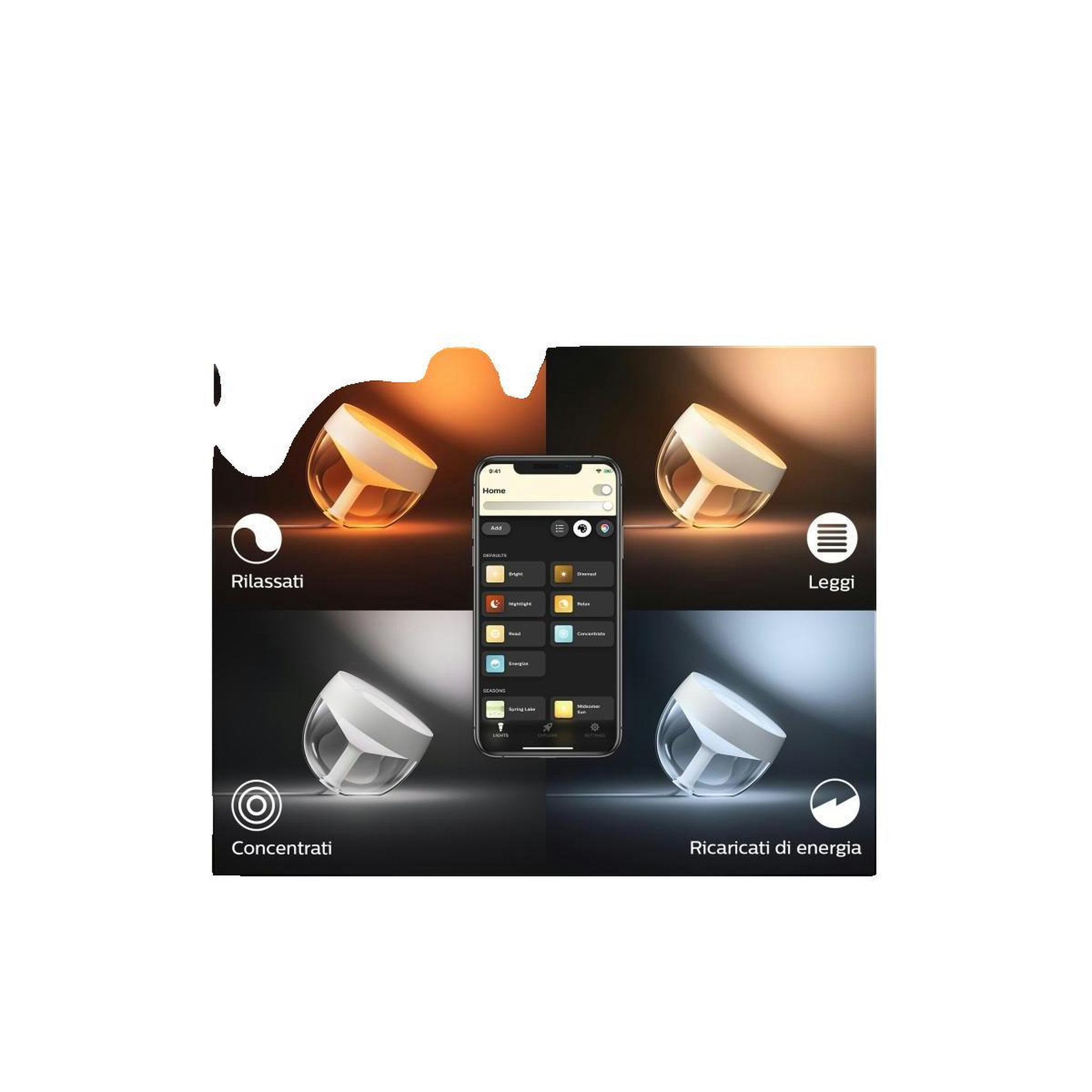 Voir la diapositive 3 : Philips Lampe intelligente Philips Hue Iris cuivre