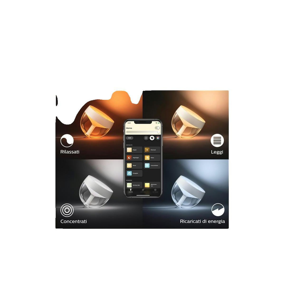 Philips Lampe intelligente Philips Hue Iris cuivre