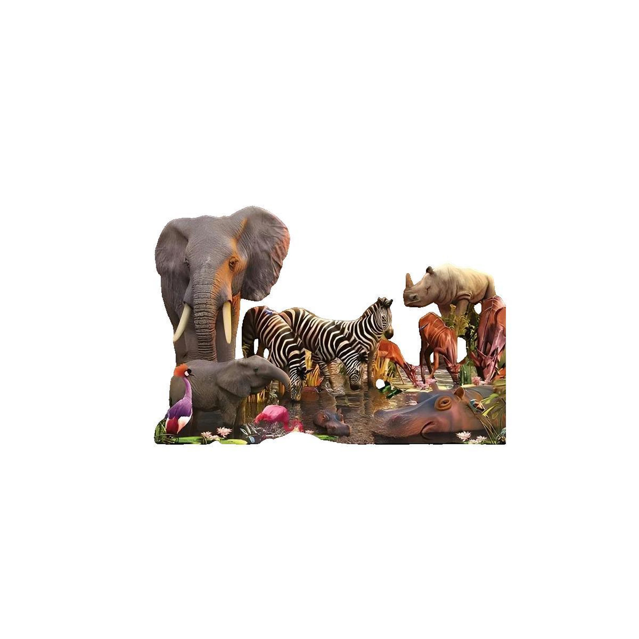 RAVENSBURGER Puzzle Ravensburger Animaux du continent africain 3000 pièces