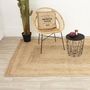 Voir la diapositive 3 : ATMOSPHERA Tapis en Jute  Végétale  160x230cm Naturel