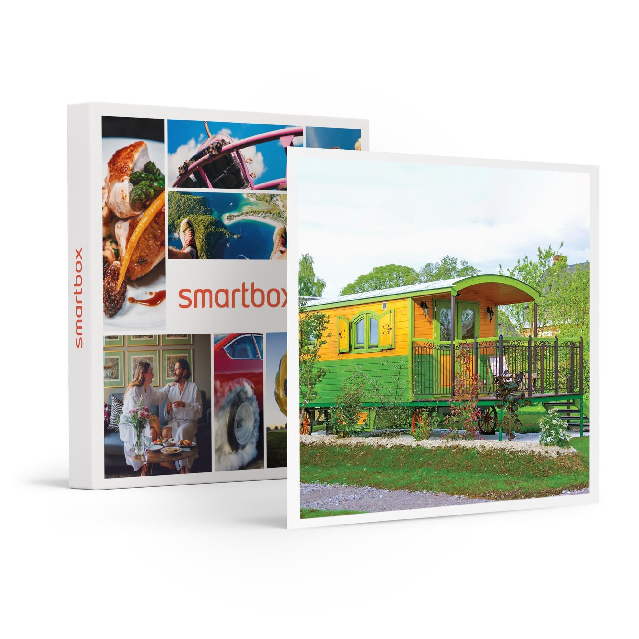 Voir la diapositive 1 : Smartbox Séjour insolite de 2 jours en roulotte avec dîner entre Rouen et Le Havre - Coffret Cadeau Séjour