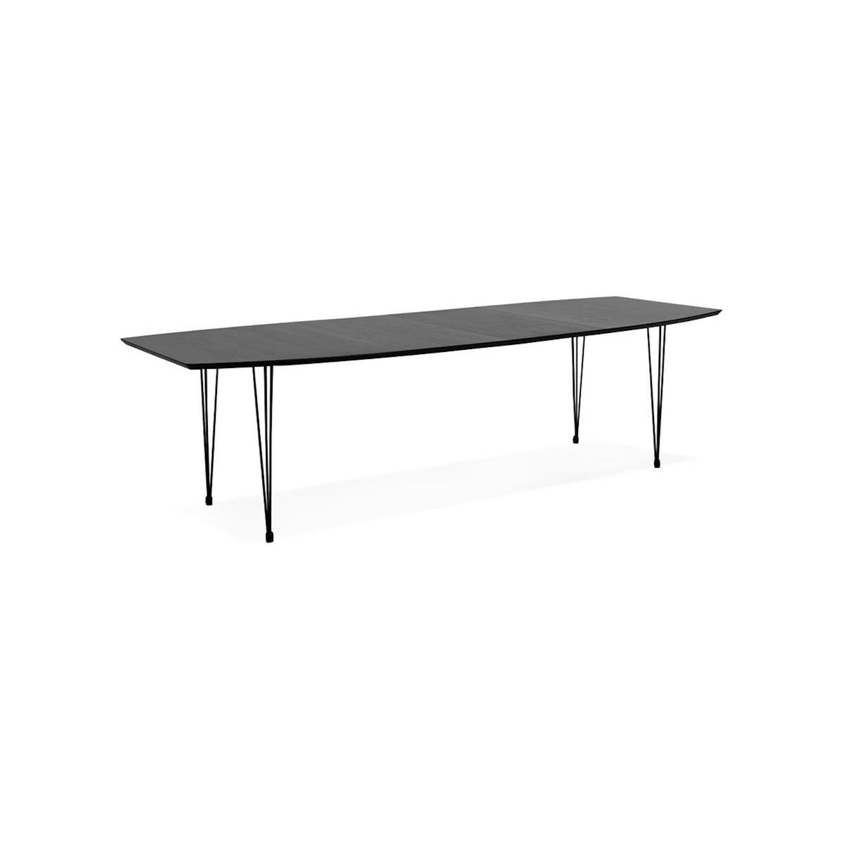 Paris Prix Table de Repas Extensible  Nestor  270cm Noir