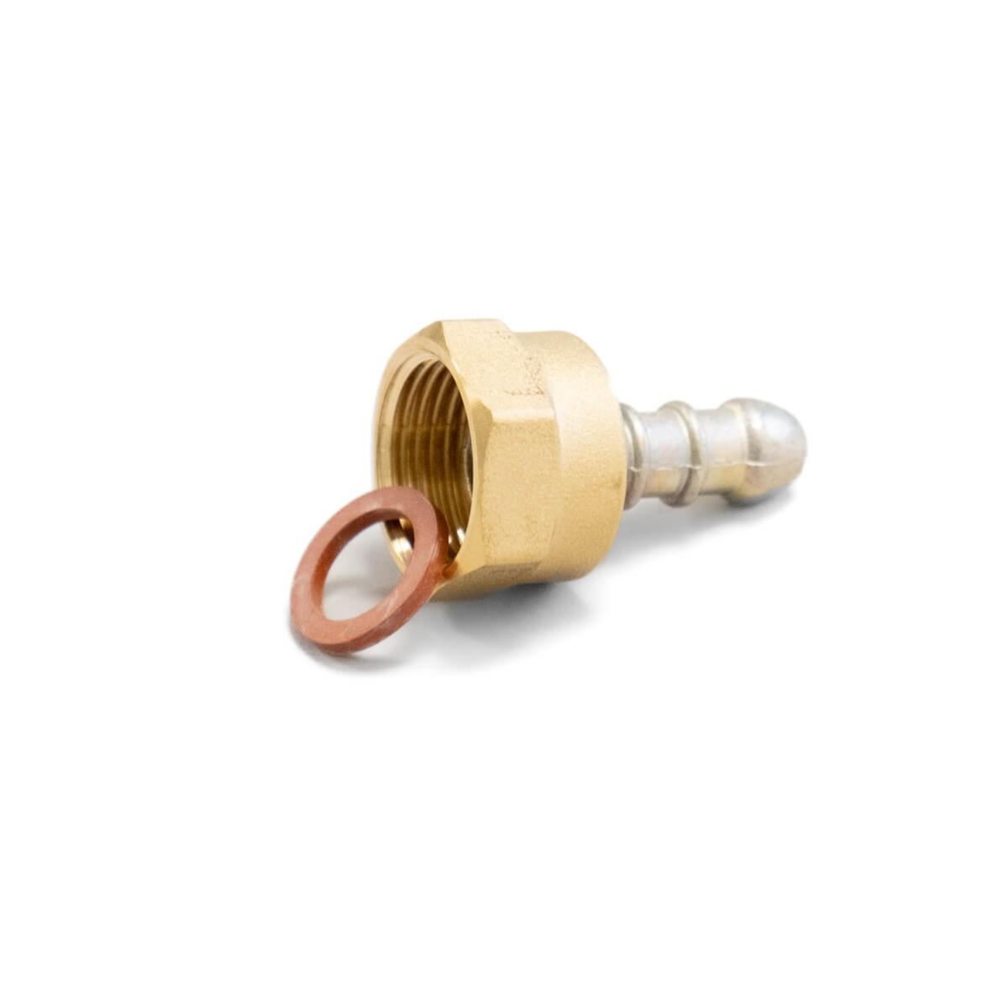 Voir la diapositive 3 : Proweltek Kit connexion gaz tuyau + adaptateur tétine + raccords pour réchauds et barbecues à gaz