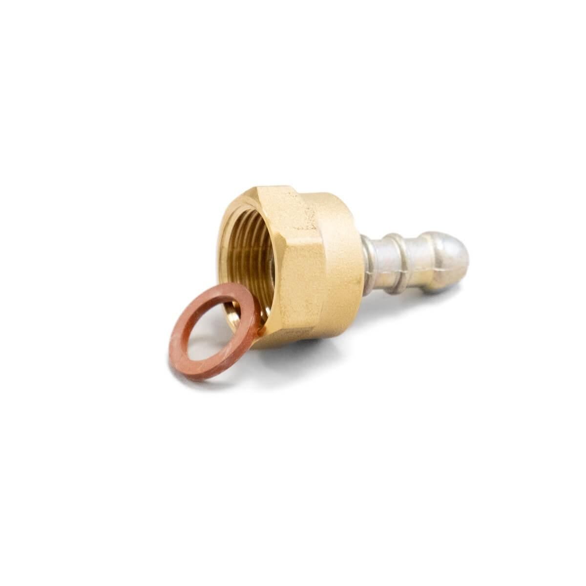 Proweltek Kit connexion gaz tuyau + adaptateur tétine + raccords pour réchauds et barbecues à gaz