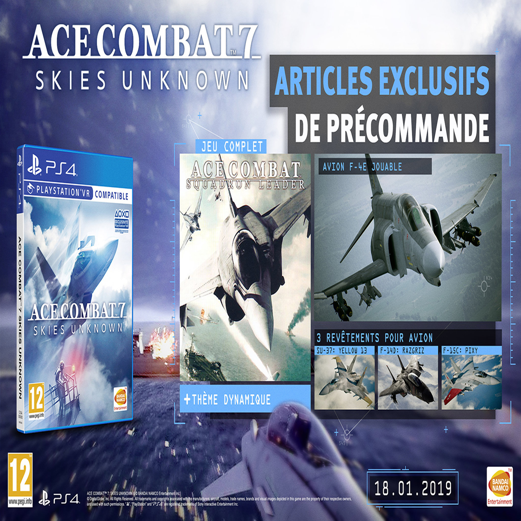 Voir la diapositive 2 : Ace Combat 7 : Skies Unknown PS4