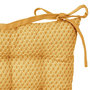 Voir la diapositive 4 : ATMOSPHERA Galette de Chaise  Otto  38x38cm Ocre