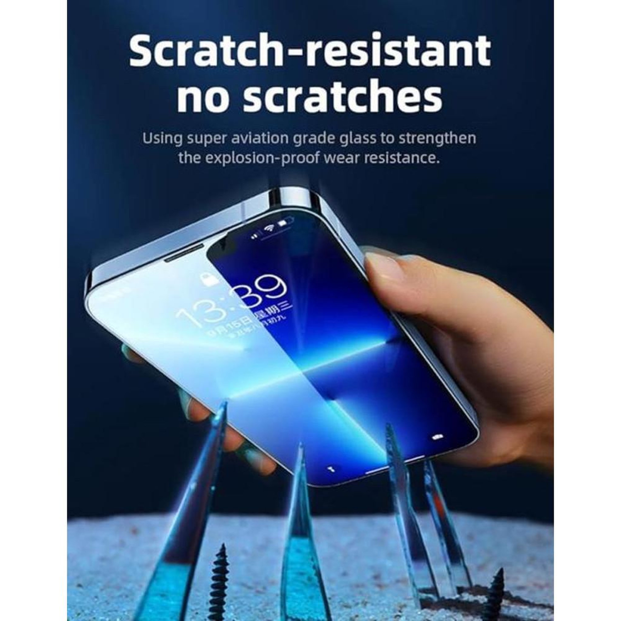 Voir la diapositive 4 : Protection écran en verre trempé confidentialité anti-spy pour iPhone 13, anti-traces et anti-reflets