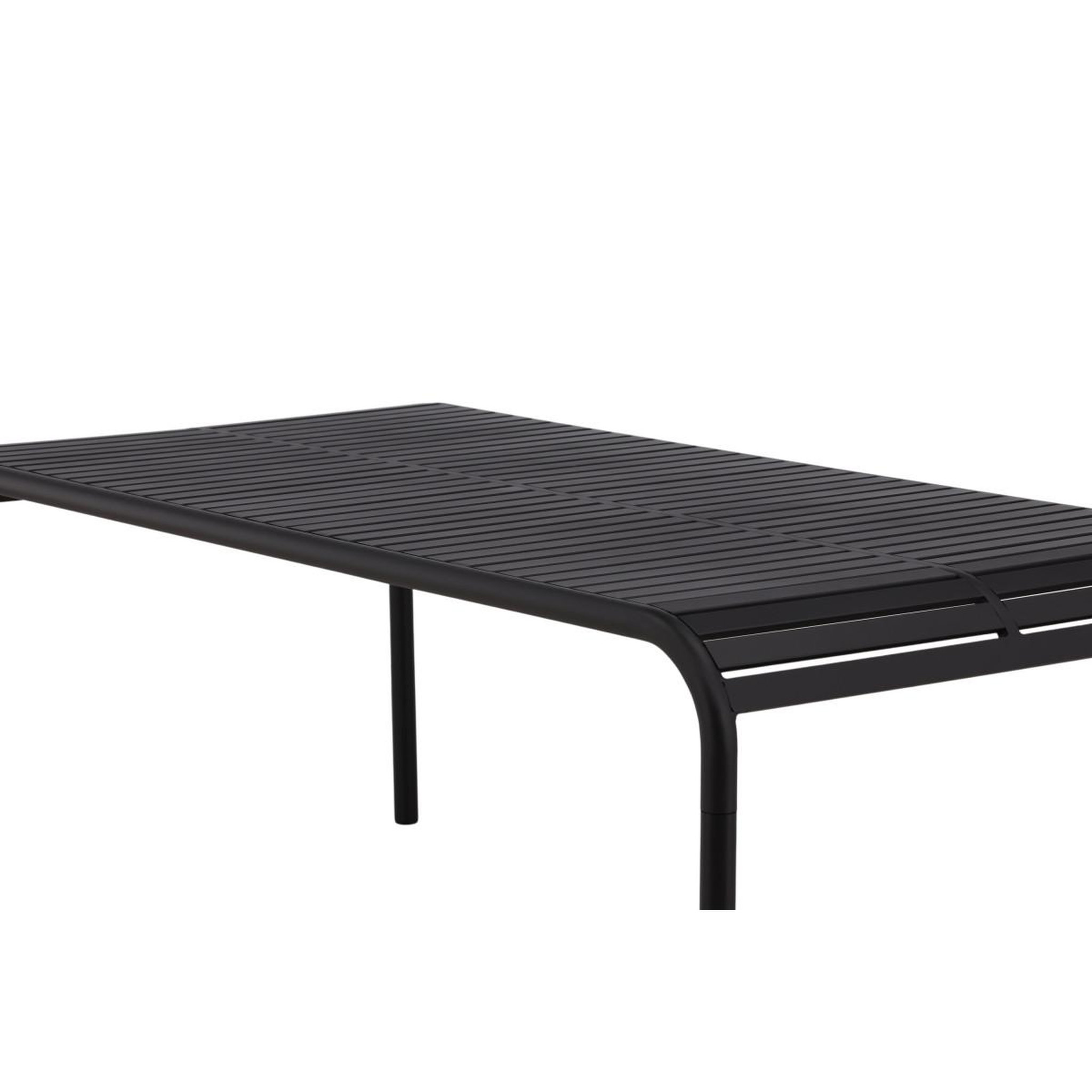 Voir la diapositive 3 : Paris Prix Table de jardin design  borneo  200cm noir