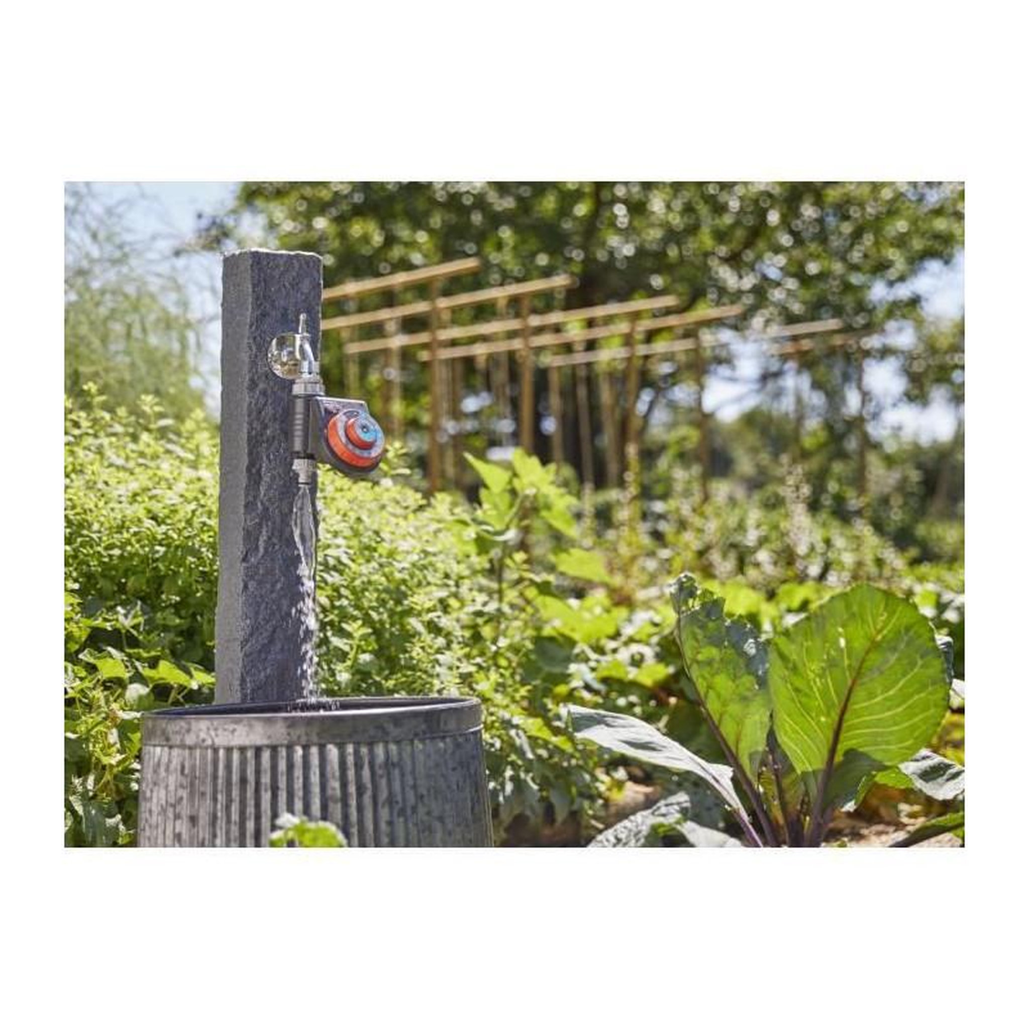 Voir la diapositive 4 : Gardena GARDENA Programmateur darrosage Easy Plus - Bouton rotatif - Pile 9V non fournie - Pression max 12 bar - Resistant eau - 1888-20