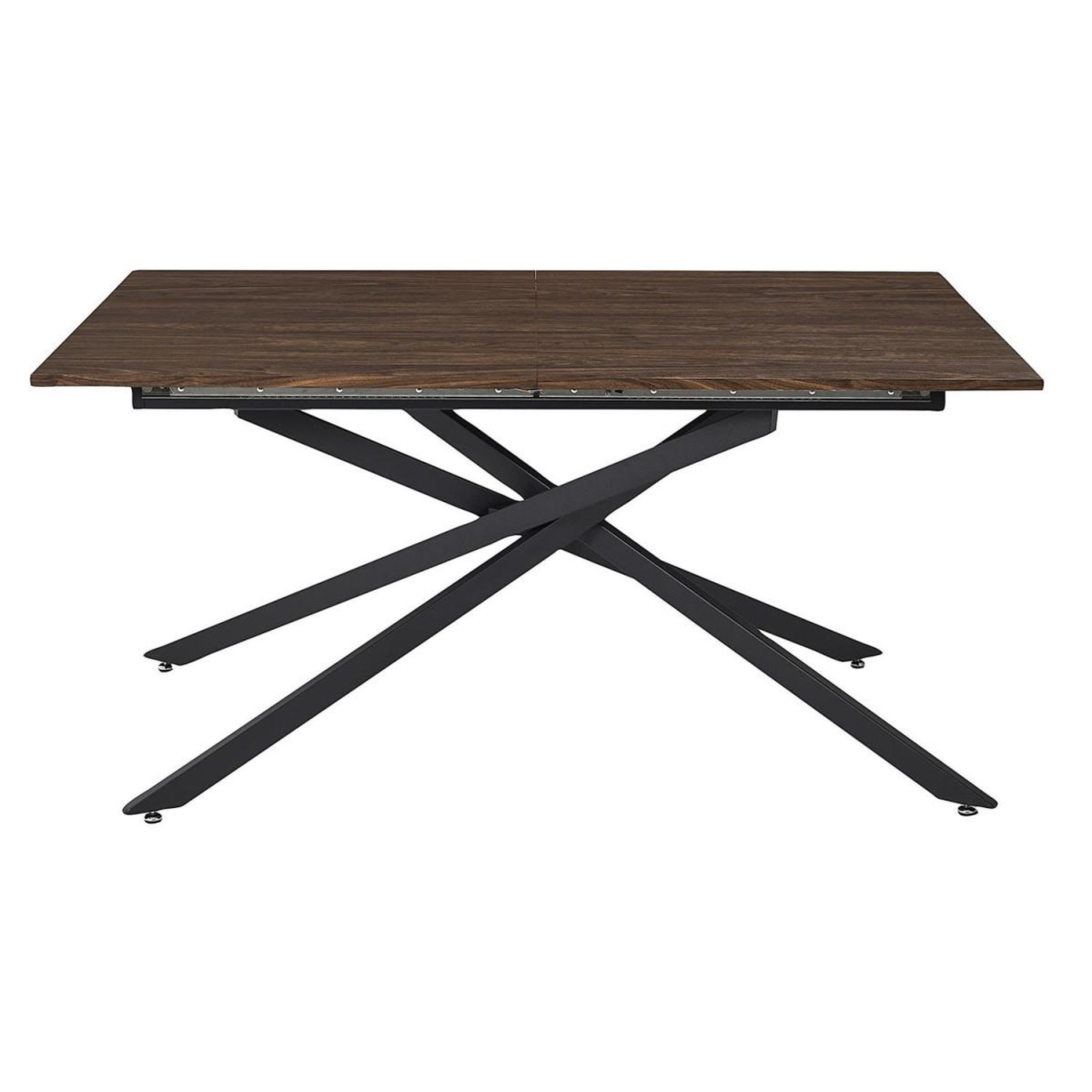 Voir la diapositive 2 : The Home Deco Factory Table à manger extensible  tiffany  150-210cm marron