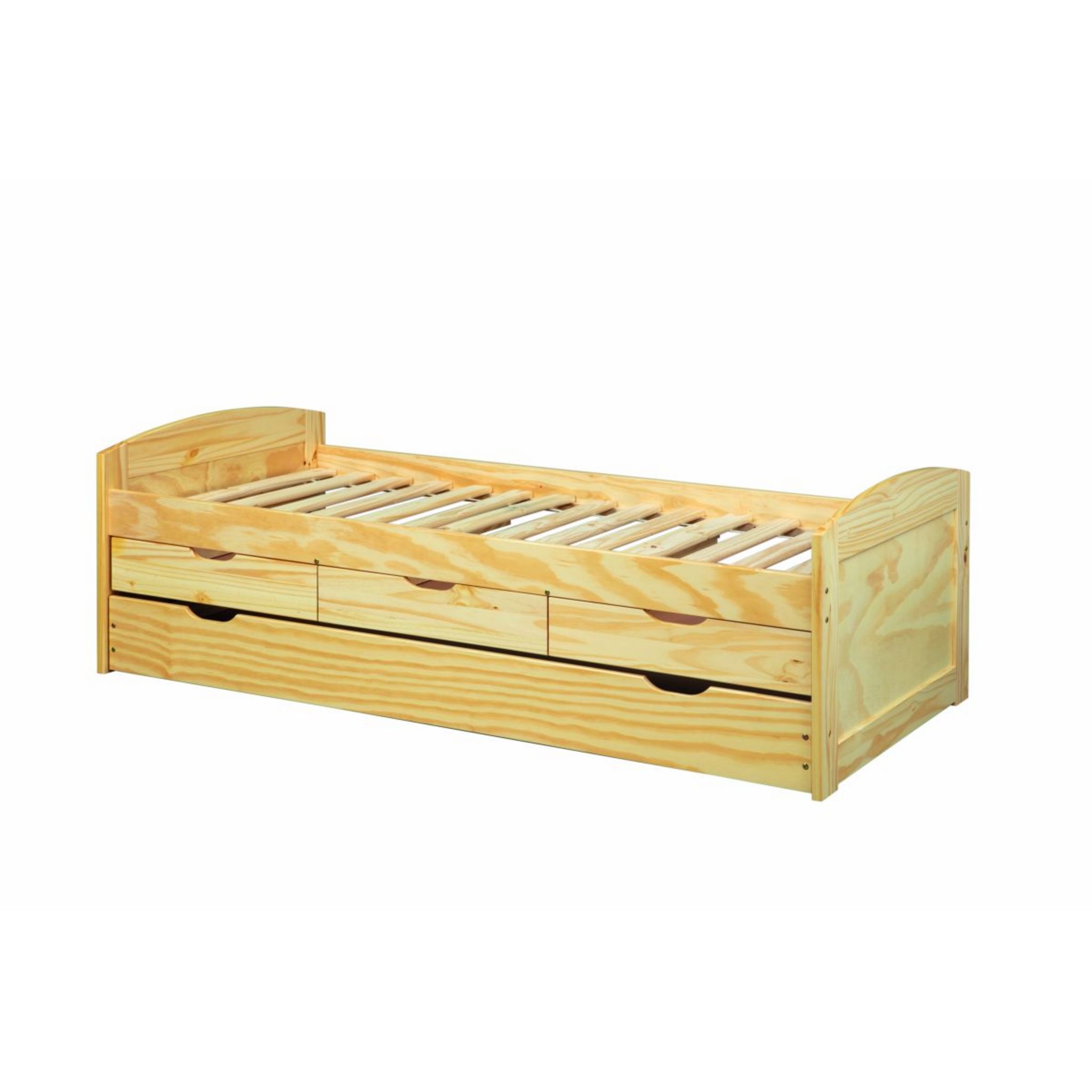 Lit gigogne 2 couchages 90x200 cm + 3 tiroirs ULLI