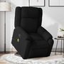 Voir la diapositive 1 : VIDAXL Fauteuil de massage inclinable Noir Tissu