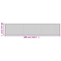 Voir la diapositive 6 : VIDAXL Tapis rectangulaire gris 60x300 cm bambou