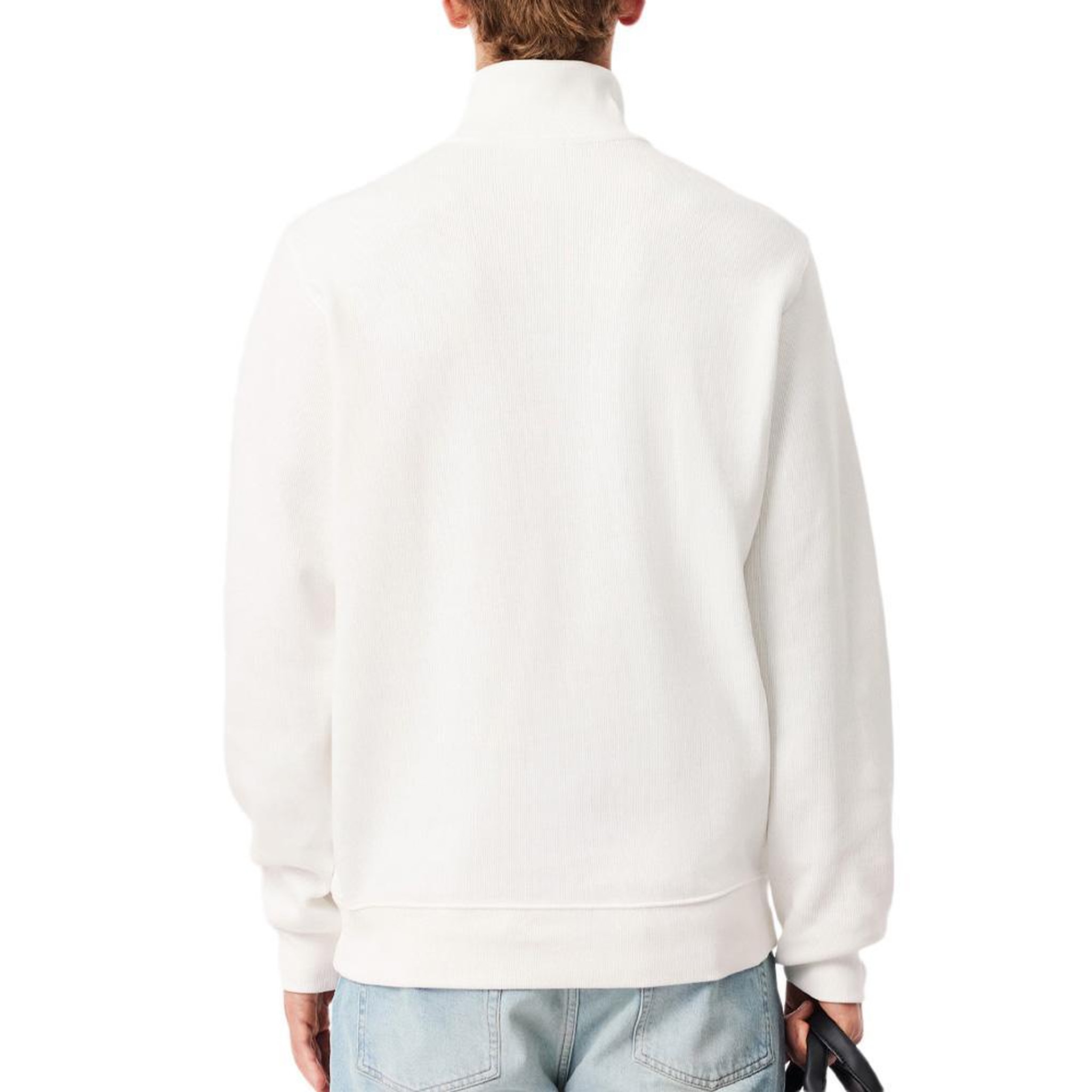 Voir la diapositive 2 : Lacoste Sweat 1/4 de Zip  Homme  acoste Regular Fit