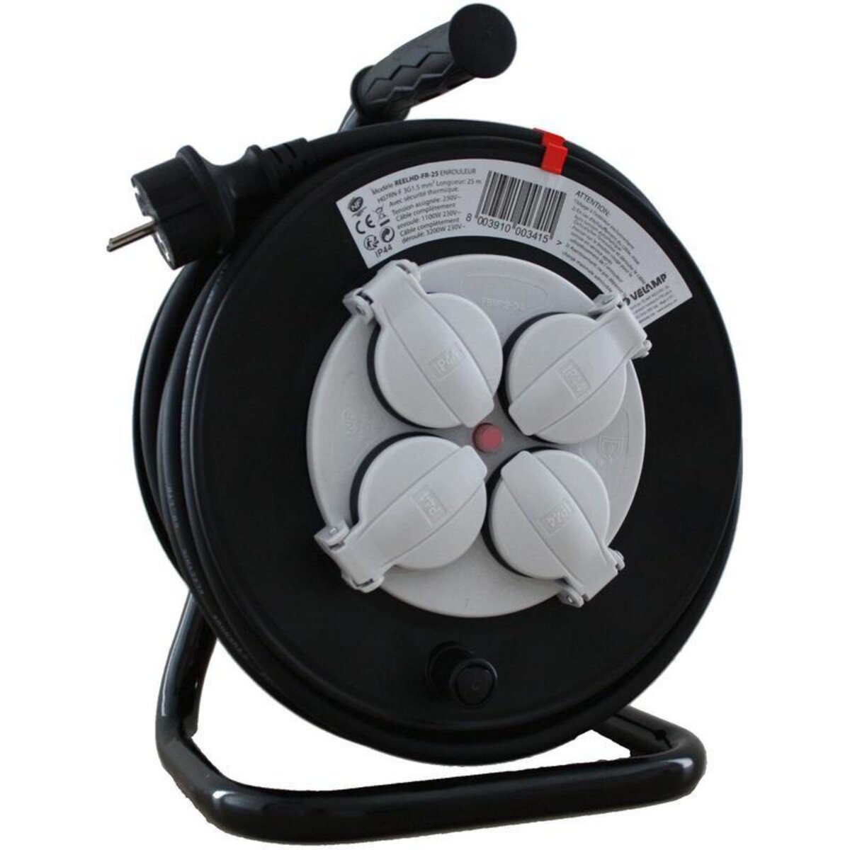 VELAMP Enrouleur de chantier de 25m