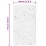 Voir la diapositive 6 : VIDAXL Tapis HUARTE a poils courts doux et lavable creme 60x110 cm