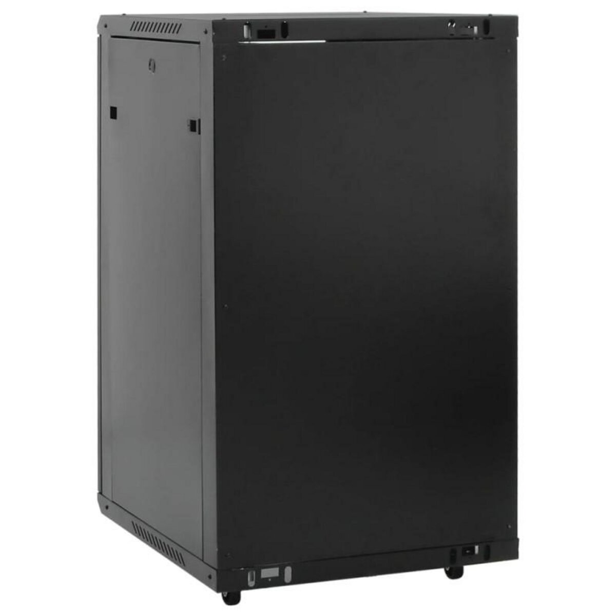 VIDAXL Coffret de réseau 18U 19 IP20 noir 60x60x100 cm