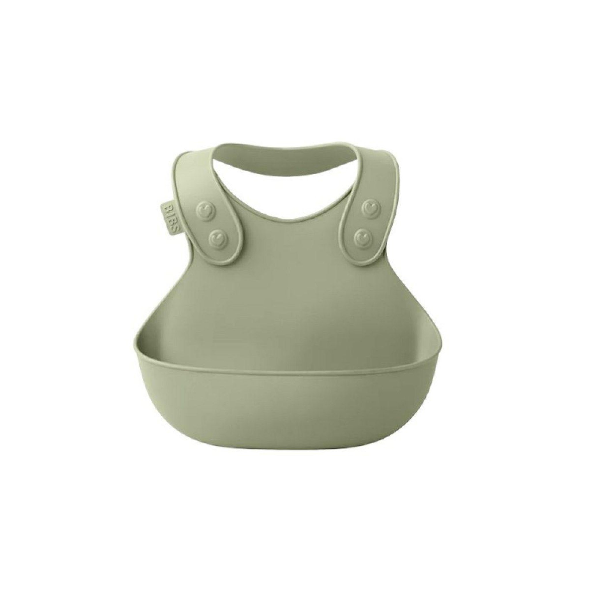 BIBS Bavoir de diner en silicone couleur sauge