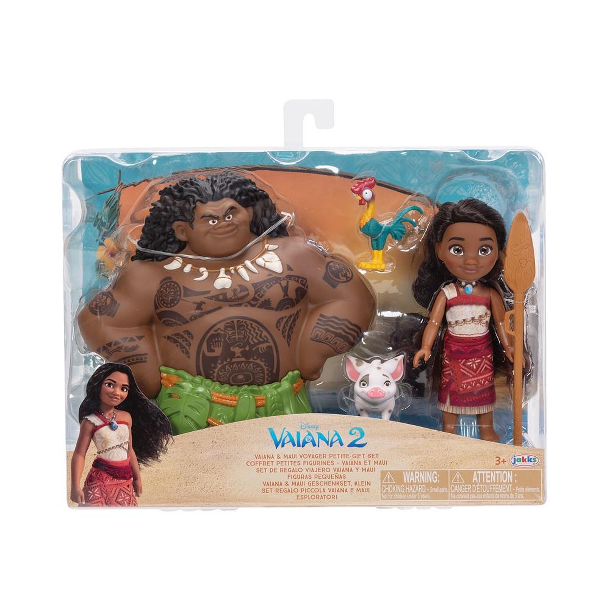 Jakks Pacific Coffret figurines Maui et Vaiana 15 cm JAKKS PACIFIC JAC237554 VAI