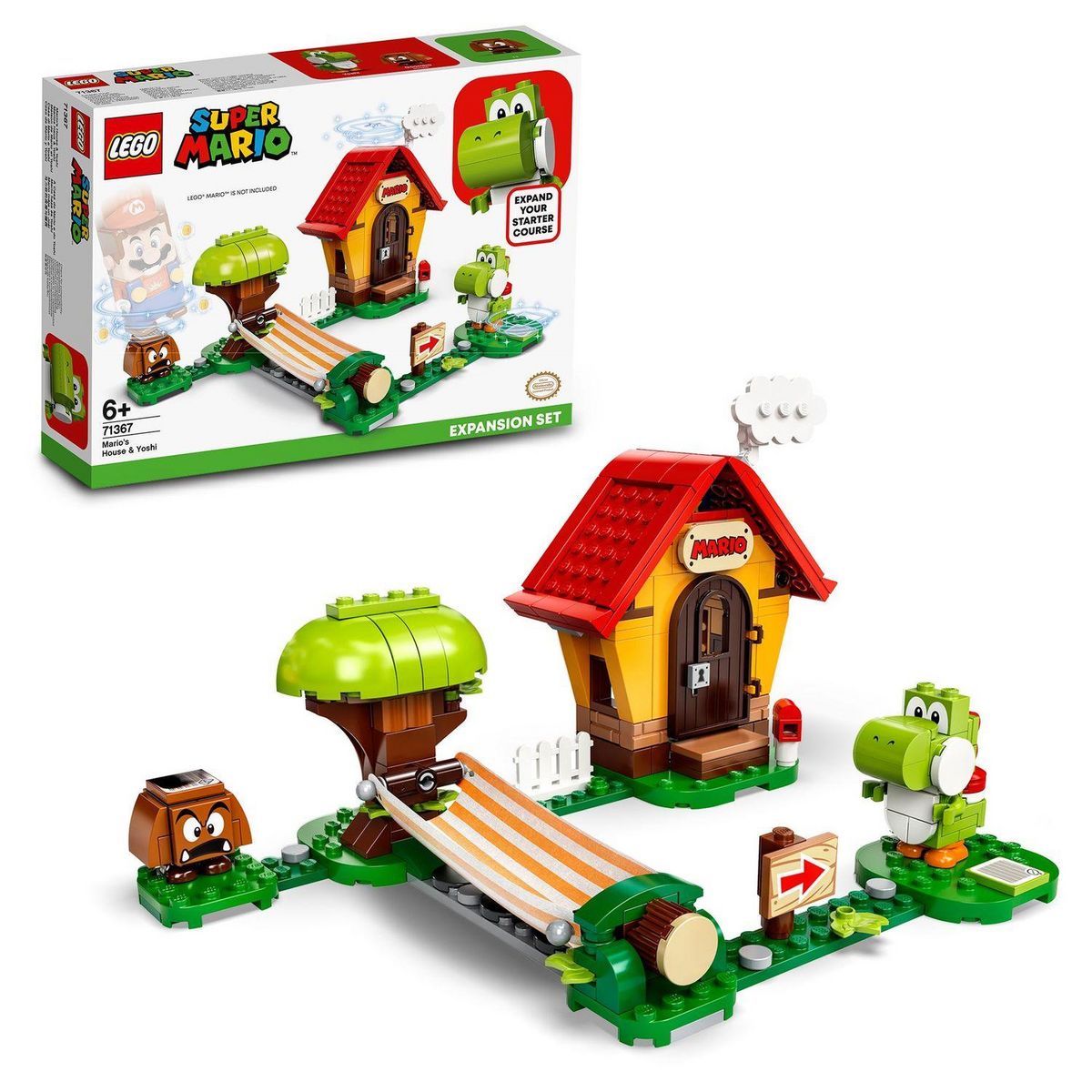 LEGO Super Mario 71367 - Ensemble d'extension La maison de Mario et Yoshi