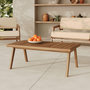 Voir la diapositive 2 : Rendez vous déco Table basse de jardin en bois d'acacia huilé-Siargao