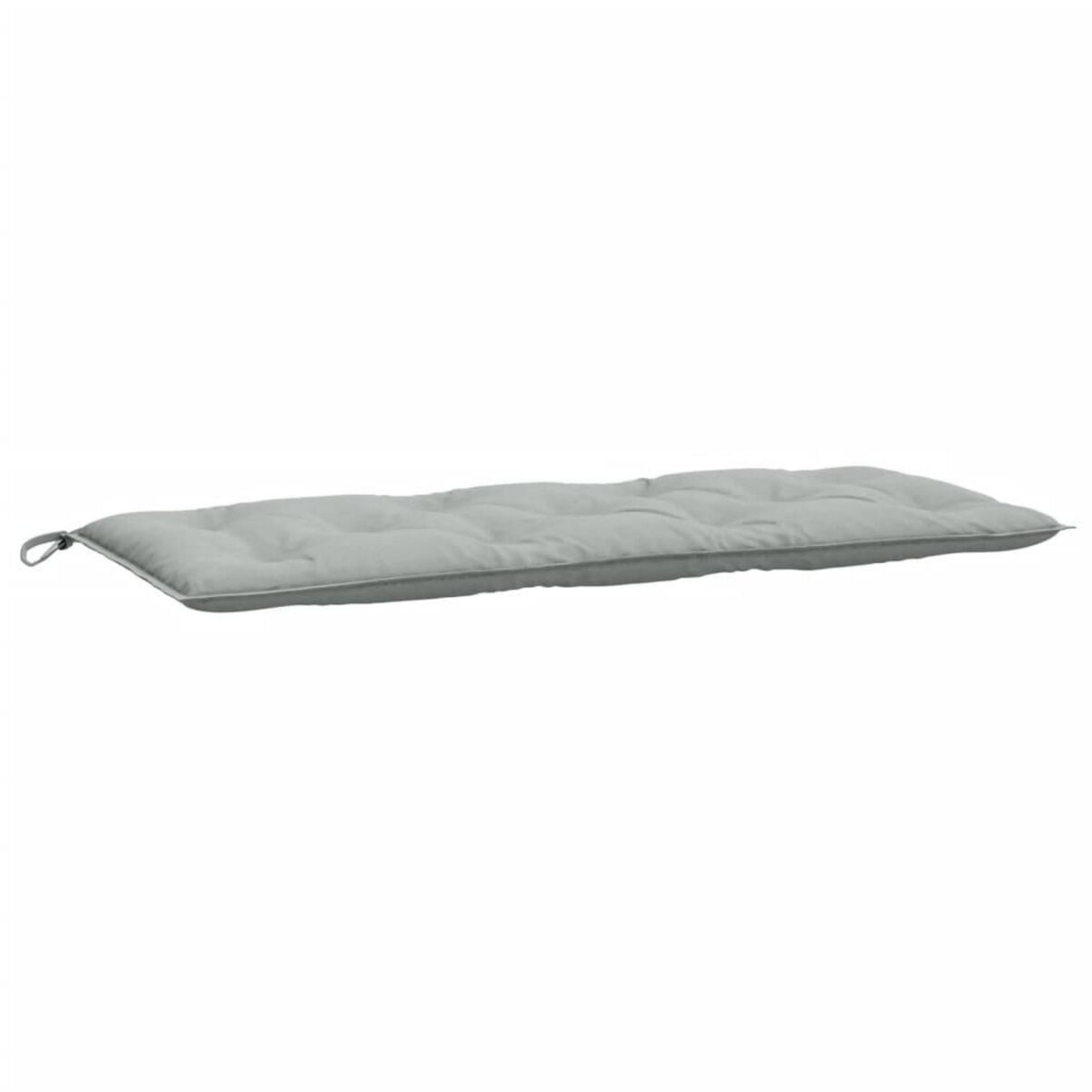 VIDAXL Coussins de banc de jardin lot de 2 gris clair melange tissu