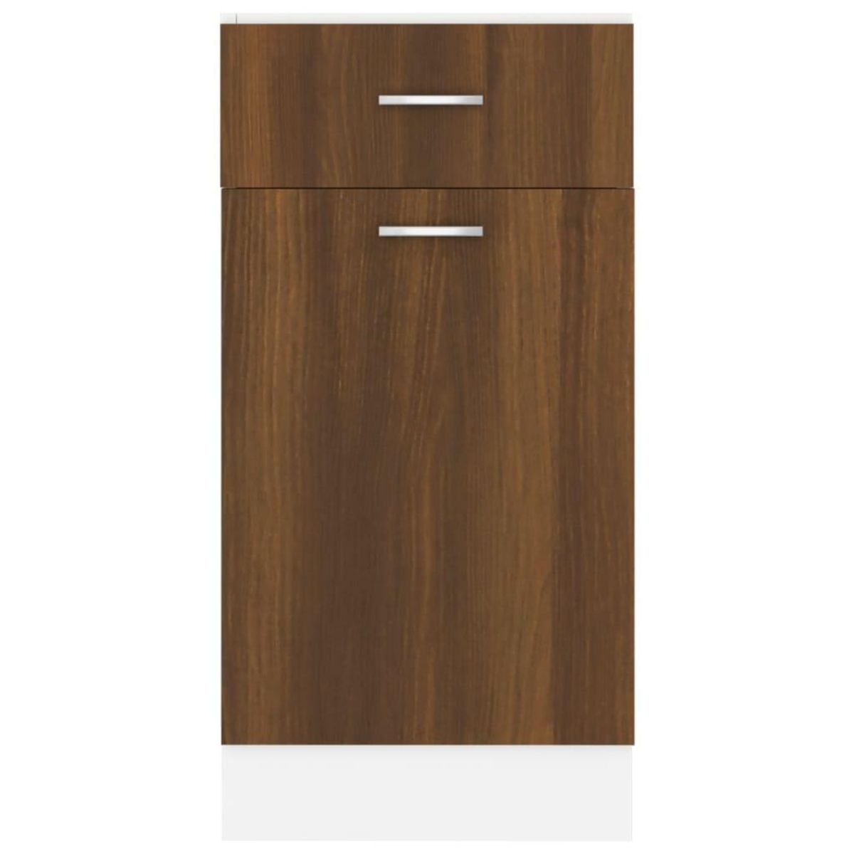 VIDAXL Armoire de plancher a tiroir Chene marron 40x46x81,5 cm