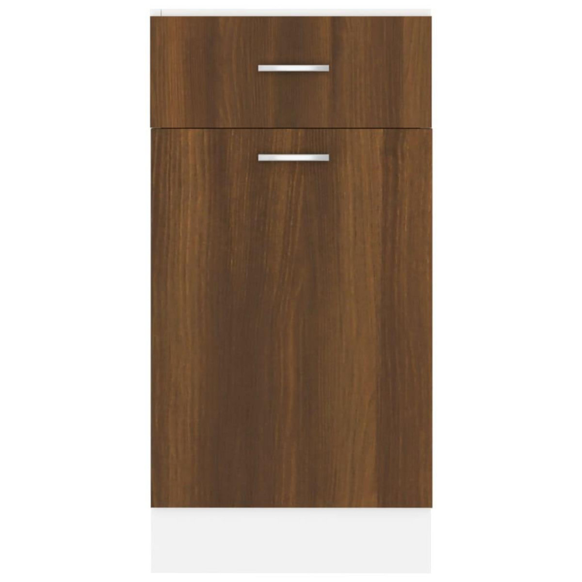 VIDAXL Armoire de plancher a tiroir Chene marron 40x46x81,5 cm