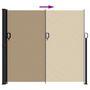 Voir la diapositive 5 : VIDAXL Auvent lateral retractable taupe 180x300 cm