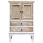 Voir la diapositive 2 : VIDAXL Armoire a tiroirs Blanc 50x30x80 cm Bois