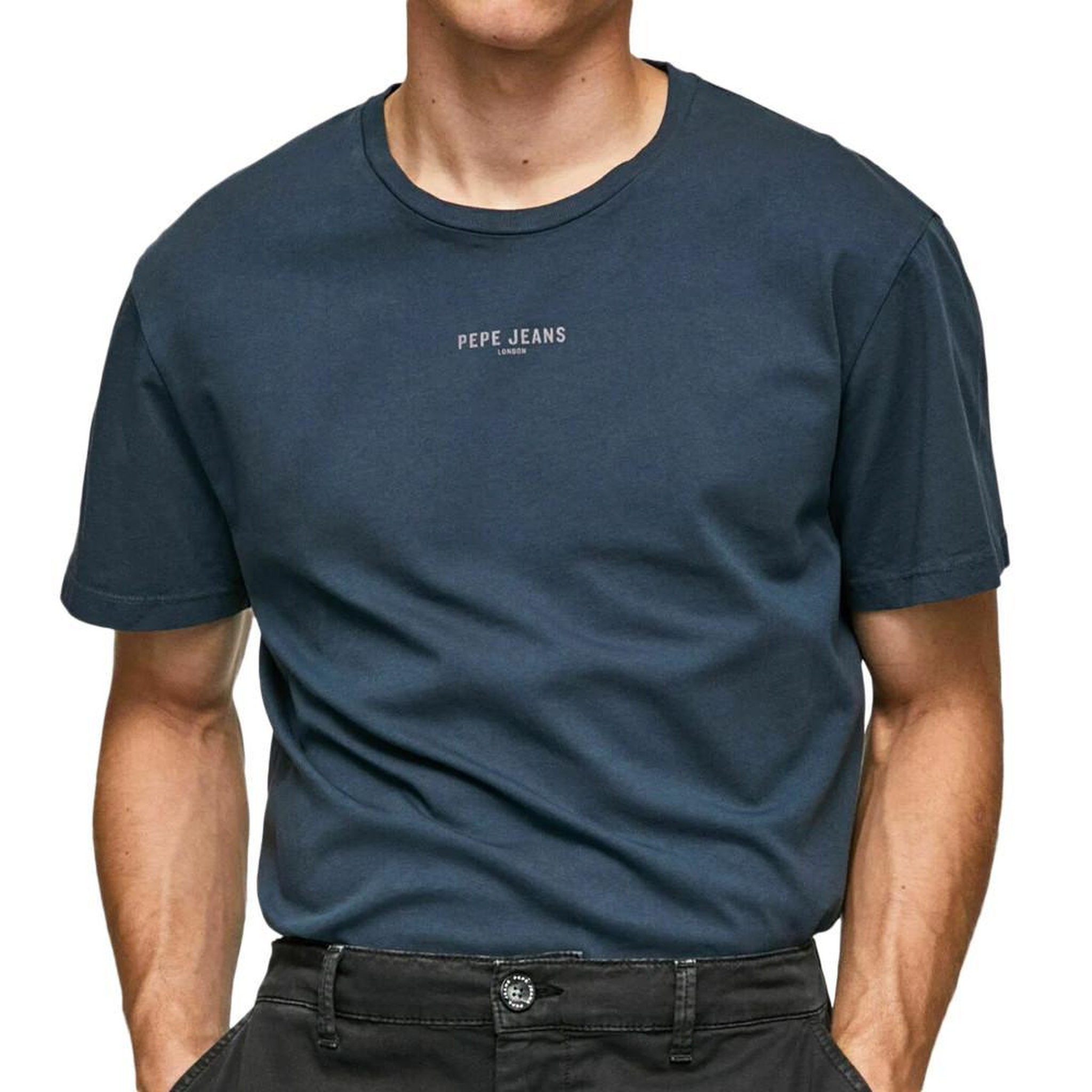 Pepe Jeans T-shirt Marine Homme Pepe jeans Raevon. Coloris disponibles : Bleu