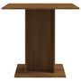Voir la diapositive 4 : VIDAXL Table a dîner Chene marron 80x80x75 cm Bois d'ingenierie