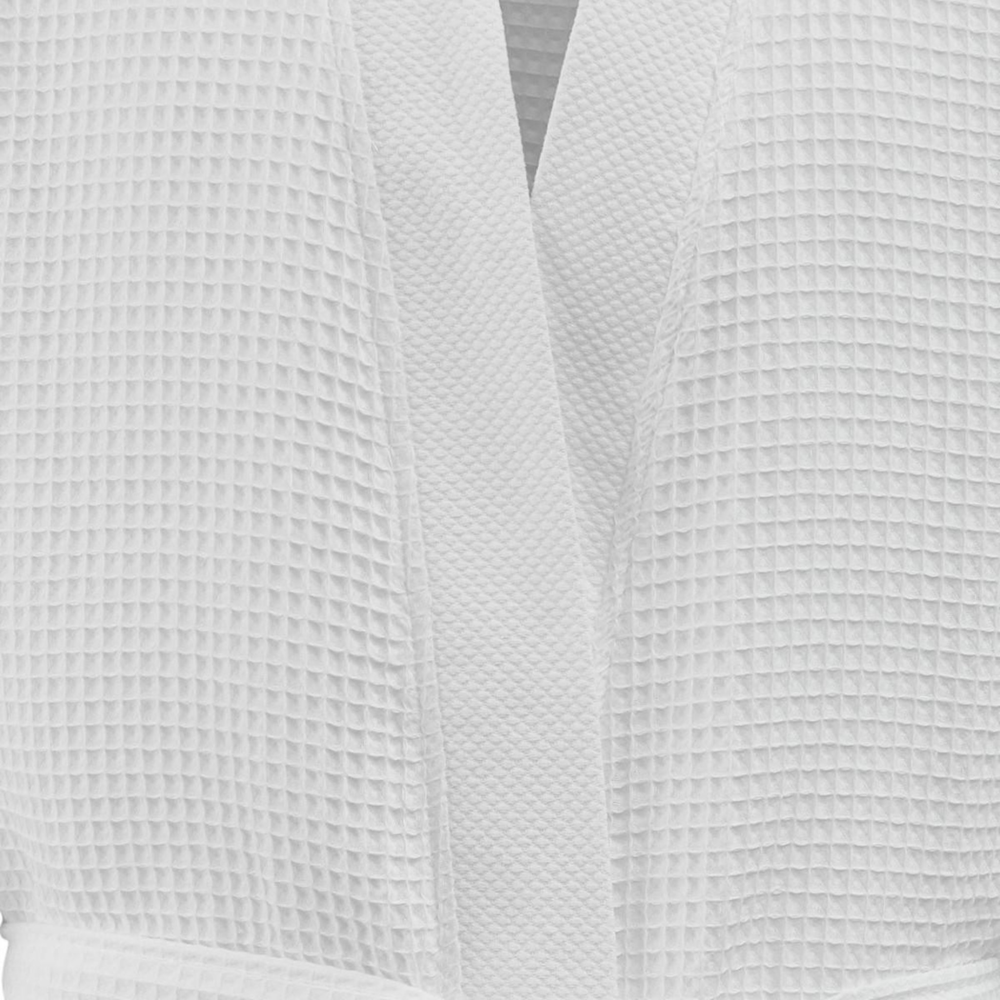 Voir la diapositive 6 : Sensei Maison Peignoir court femme nid d'Abeille col piqué SPA